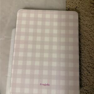 Fragola Pink Gingham IPad Cover